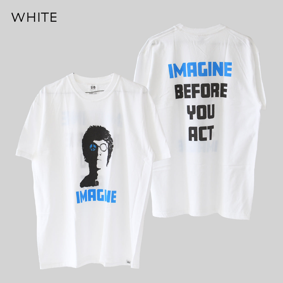 GSYB [ジーエスワイビー] IJIN TEE-IMAGINE-  [GS2601-C03] イマジンティー・ ショートスリーブ・半袖Tシャツ・デザインティー・ロゴティー・タウンユース・MEN'S [2026SS]