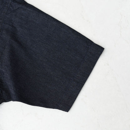 DANTON [ダントン] M DENIM DUNGAREE B.D. S/S SHIRT [DT-B0337DUG] デニムタンガリーボタンダウンショートスリーブシャツ・MEN'S [2026SS]