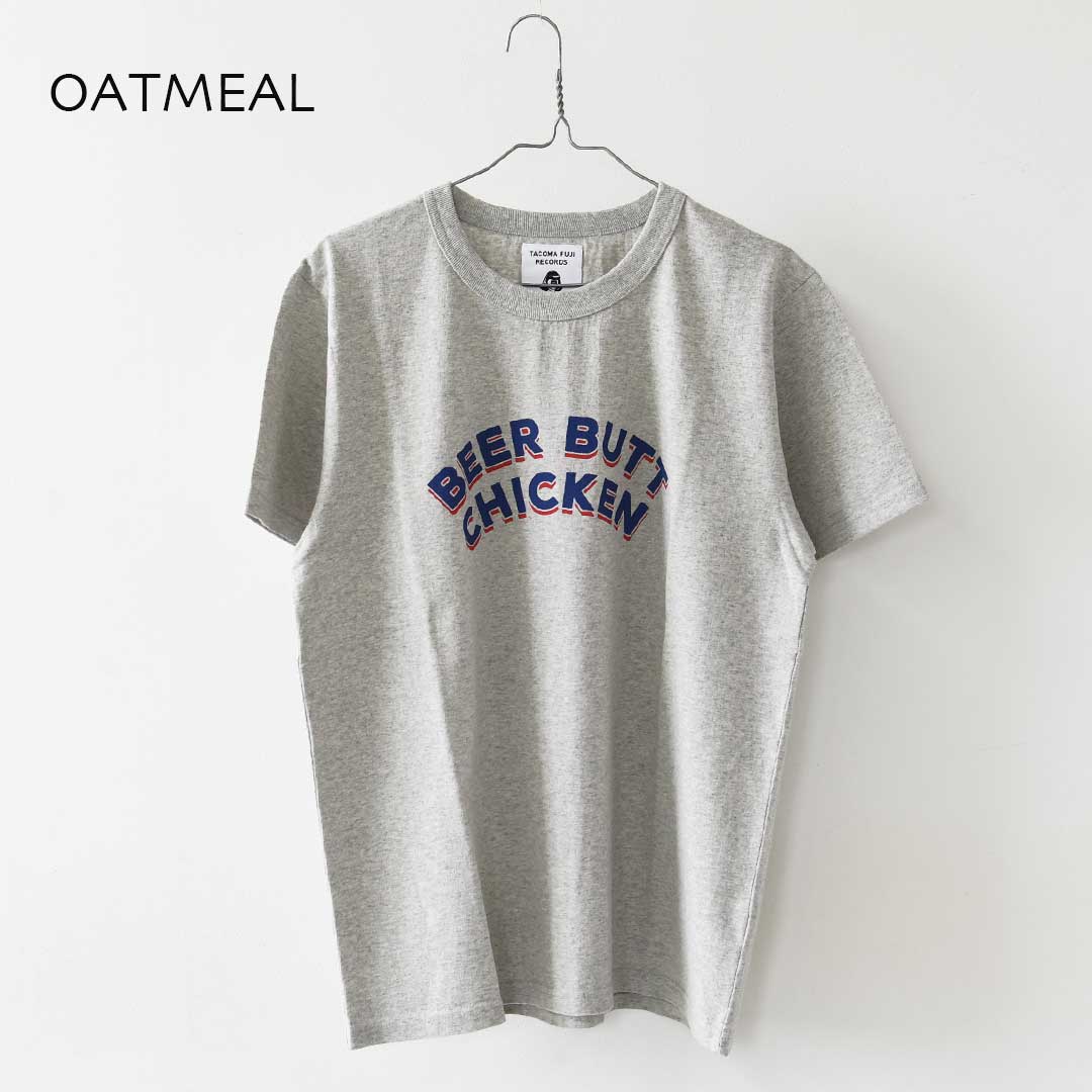 TACOMA FUJI RECORDS [タコマフジレコード] BEER BUT CHICKEN Tee designed by Motonobu Nakamura [beer-chik]ビアーバッドチキンティー・半袖Tシャツ・プリントティー・ロゴ・コラボ・MEN'S / LADY'S [2026SS]