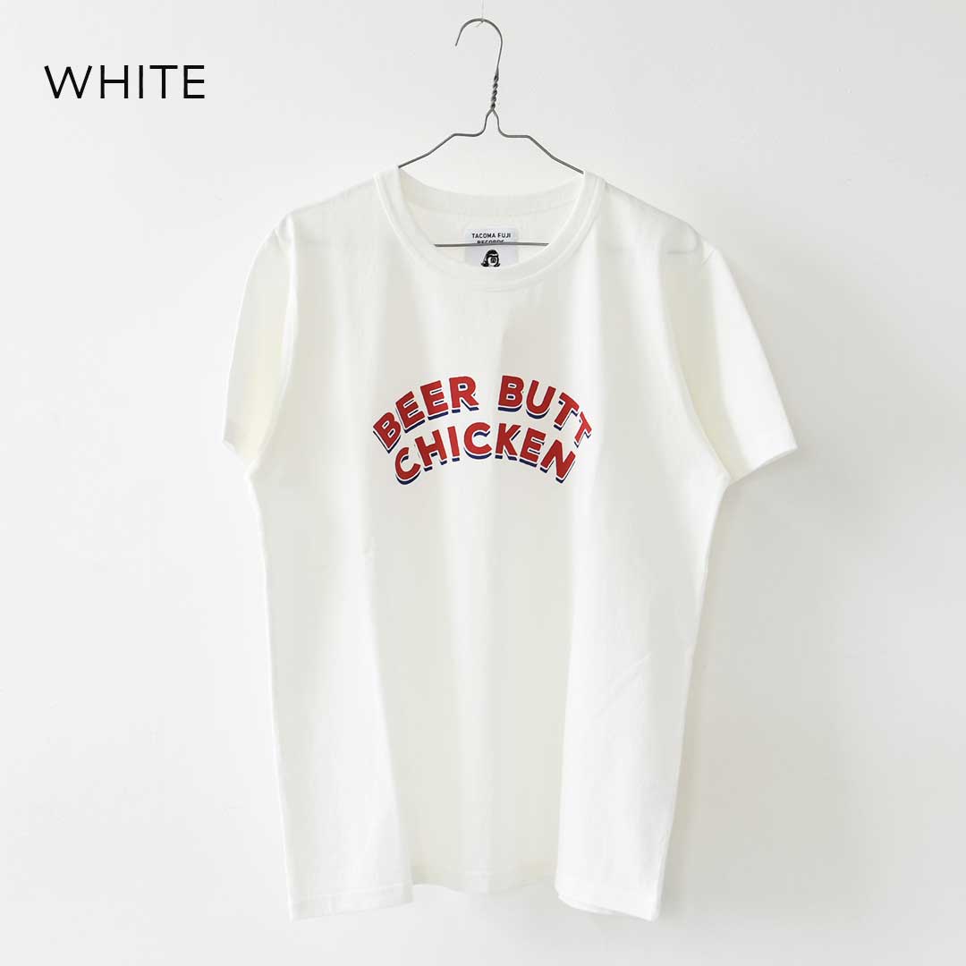 TACOMA FUJI RECORDS [タコマフジレコード] BEER BUT CHICKEN Tee designed by Motonobu Nakamura [beer-chik]ビアーバッドチキンティー・半袖Tシャツ・プリントティー・ロゴ・コラボ・MEN'S / LADY'S [2026SS]