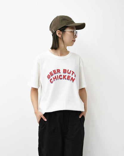 TACOMA FUJI RECORDS [タコマフジレコード] BEER BUT CHICKEN Tee designed by Motonobu Nakamura [beer-chik]ビアーバッドチキンティー・半袖Tシャツ・プリントティー・ロゴ・コラボ・MEN'S / LADY'S [2026SS]