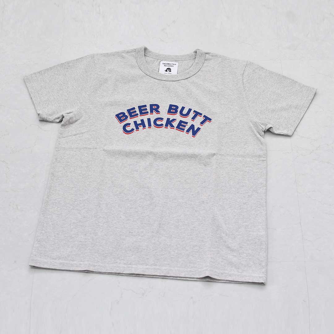 TACOMA FUJI RECORDS [タコマフジレコード] BEER BUT CHICKEN Tee designed by Motonobu Nakamura [beer-chik]ビアーバッドチキンティー・半袖Tシャツ・プリントティー・ロゴ・コラボ・MEN'S / LADY'S [2026SS]