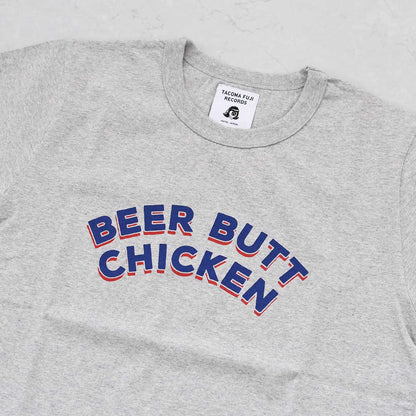 TACOMA FUJI RECORDS [タコマフジレコード] BEER BUT CHICKEN Tee designed by Motonobu Nakamura [beer-chik]ビアーバッドチキンティー・半袖Tシャツ・プリントティー・ロゴ・コラボ・MEN'S / LADY'S [2026SS]