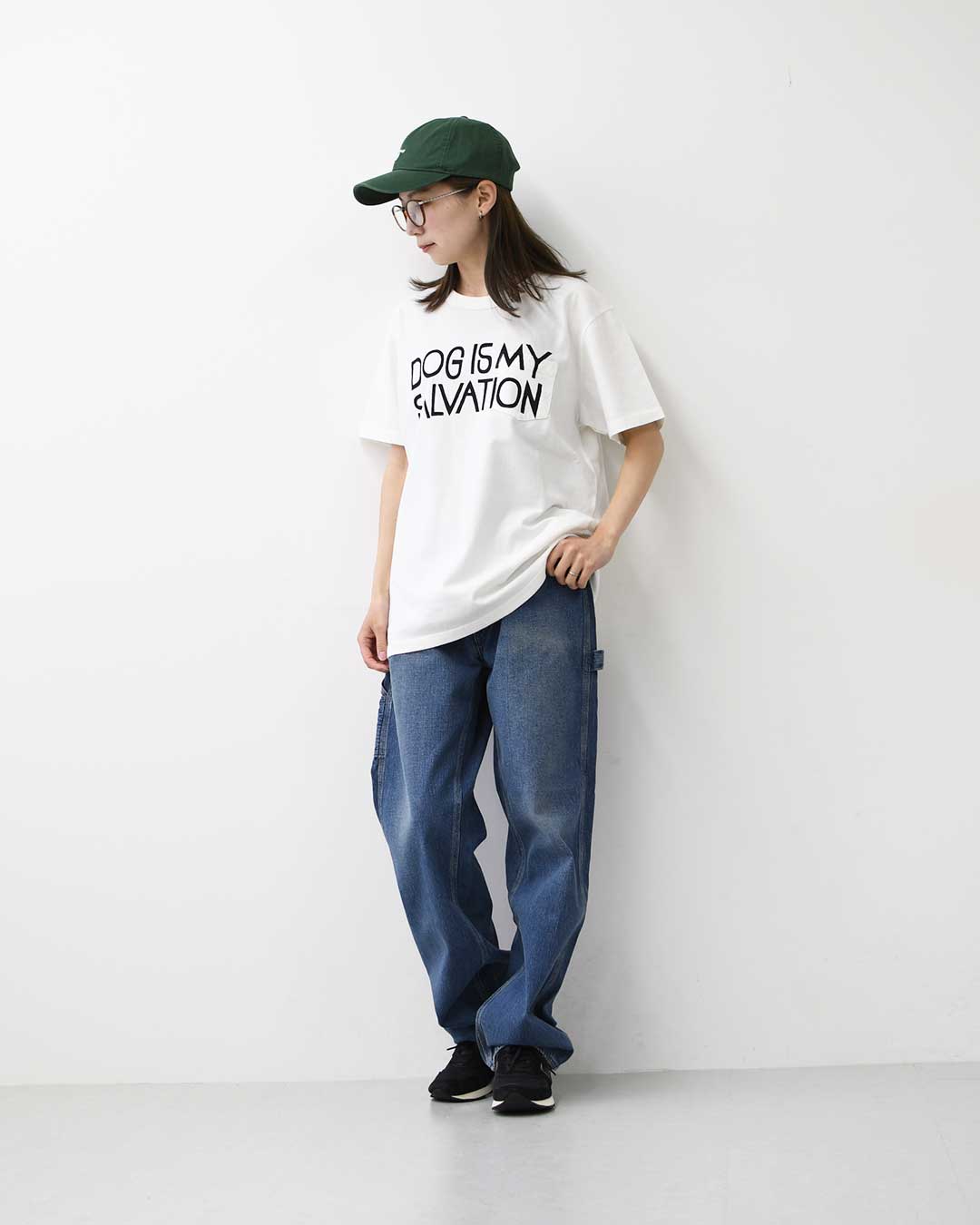 TACOMA FUJI RECORDS [タコマフジレコード] DOG IS MY SALVATION Pocket Tee designed by Yachiyo Katsuyama [dog-salvation] ドッグイズマイサルヴェーションポケットT・Yachiyo Katsuyama・MEN'S / LADY'S [2026SS]