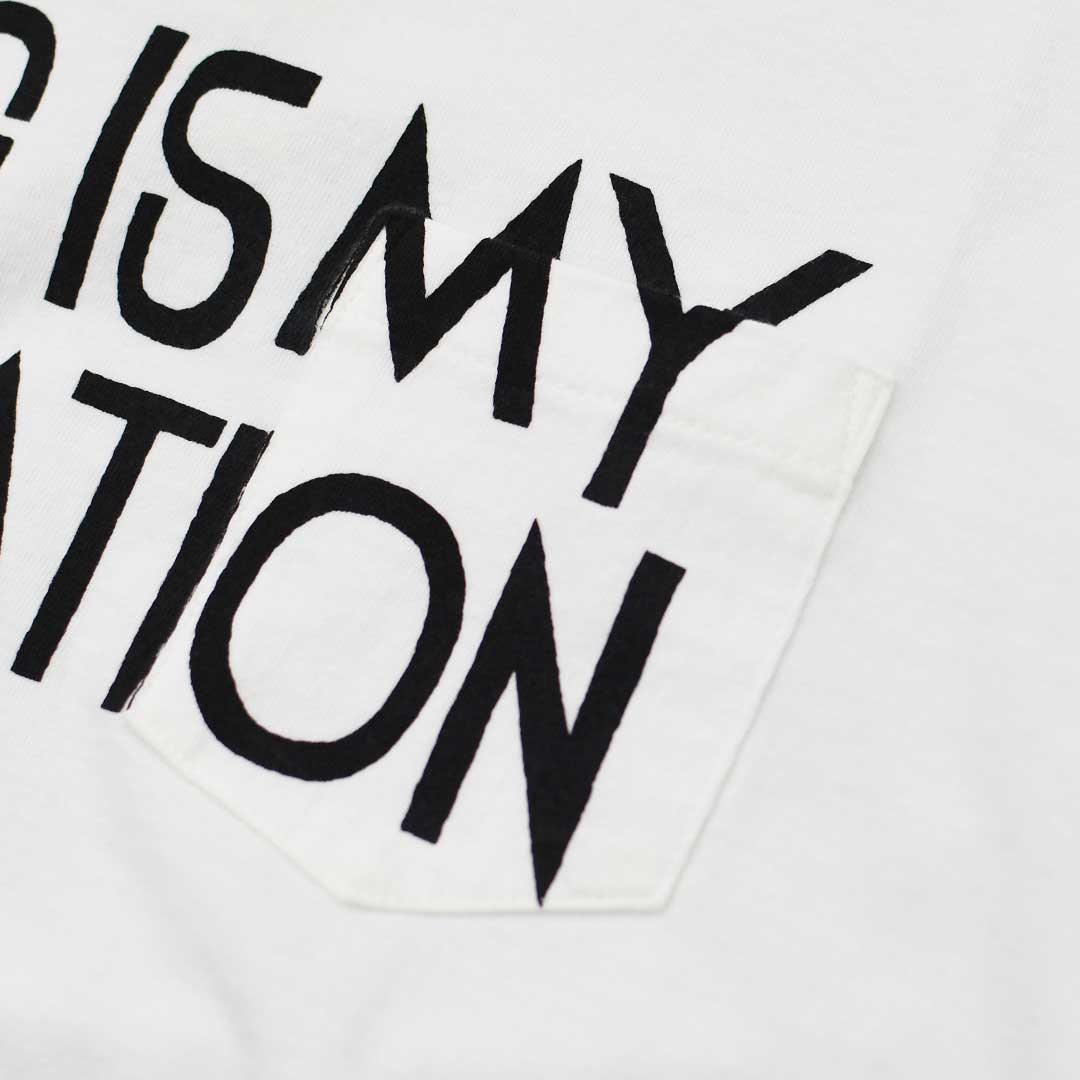 TACOMA FUJI RECORDS [タコマフジレコード] DOG IS MY SALVATION Pocket Tee designed by Yachiyo Katsuyama [dog-salvation] ドッグイズマイサルヴェーションポケットT・Yachiyo Katsuyama・MEN'S / LADY'S [2026SS]