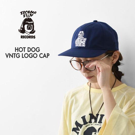 TACOMA FUJI RECORDS [タコマフジレコード] HOT DOG VNTG LOGO CAP [hot-d-logocap] MEN'S / LADY'S [2026AW]