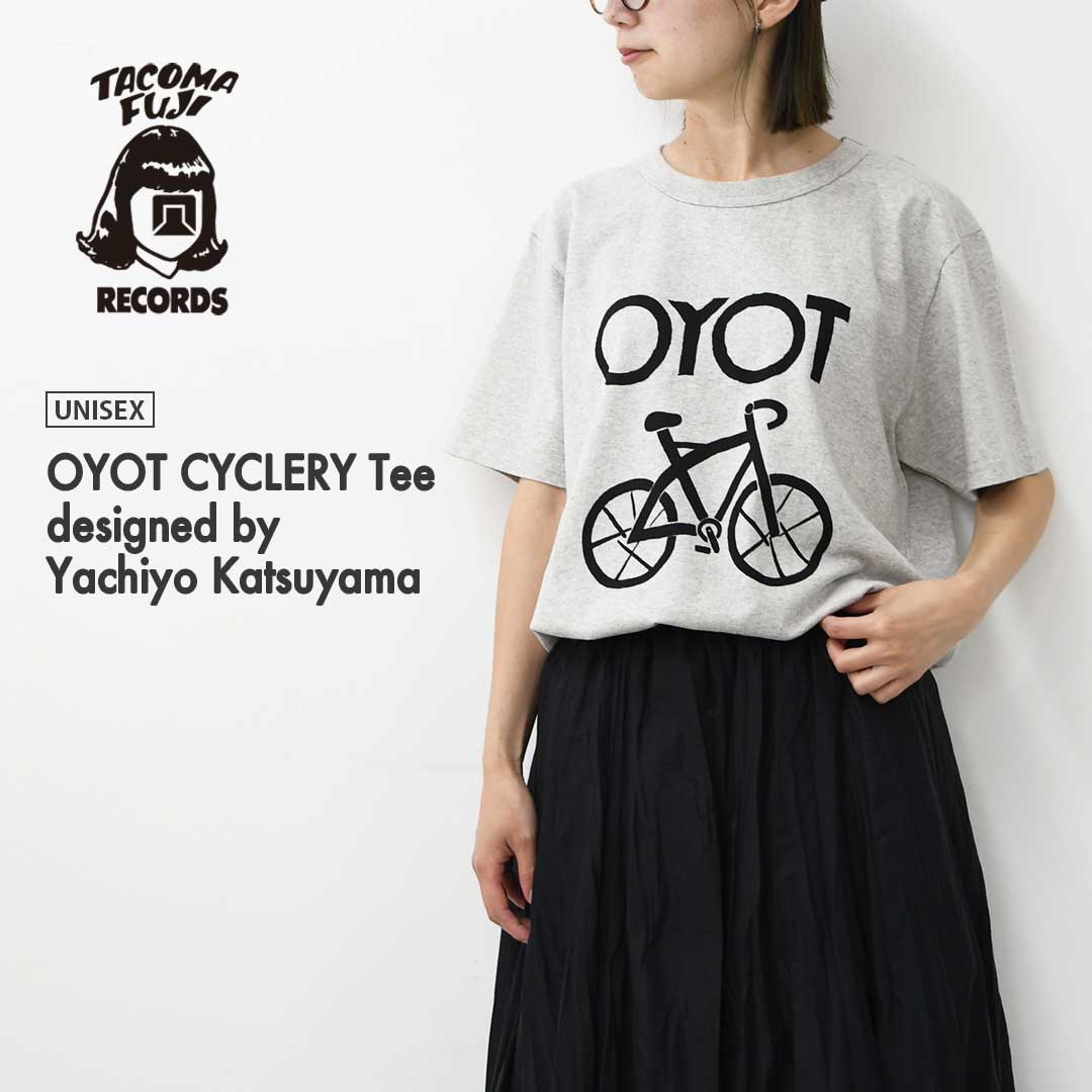 TACOMA FUJI RECORDS [タコマフジレコード] OYOT CYCLERY Tee designed by Yachiyo Katsuyama [o-cyclery] オヨットサイクリーティー・半袖Tシャツ・プリントティー・ロゴ・コラボ・MEN'S / LADY'S [2026SS](TACOMA FUJI REC)OYOT CYCLERY (o-cyclery) (