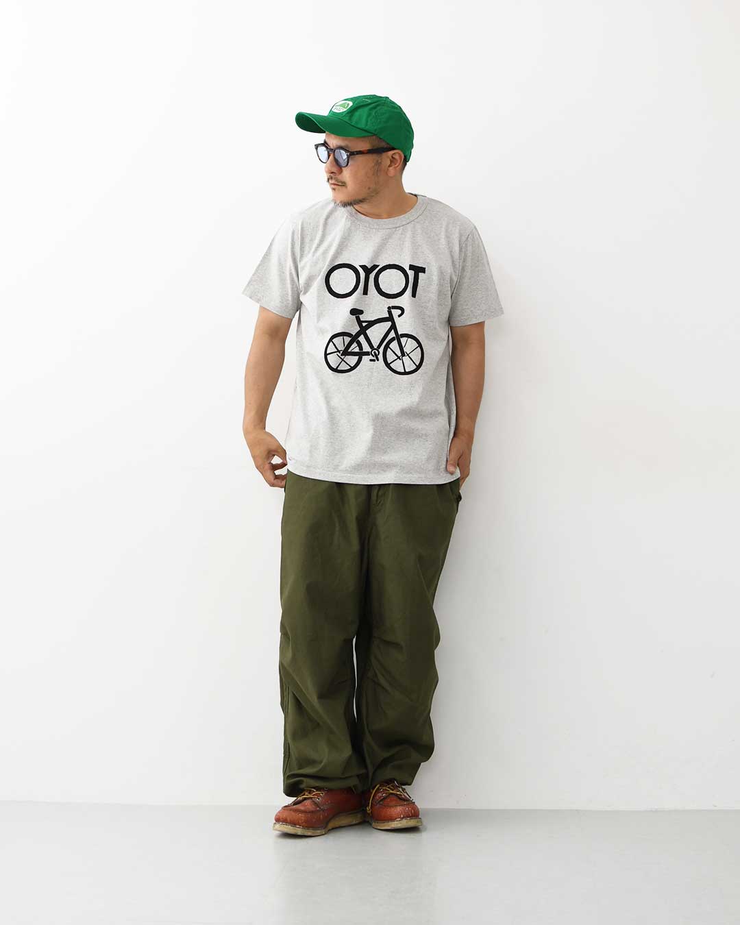 TACOMA FUJI RECORDS [タコマフジレコード] OYOT CYCLERY Tee designed by Yachiyo Katsuyama [o-cyclery] オヨットサイクリーティー・半袖Tシャツ・プリントティー・ロゴ・コラボ・MEN'S / LADY'S [2026SS](TACOMA FUJI REC)OYOT CYCLERY (o-cyclery) (