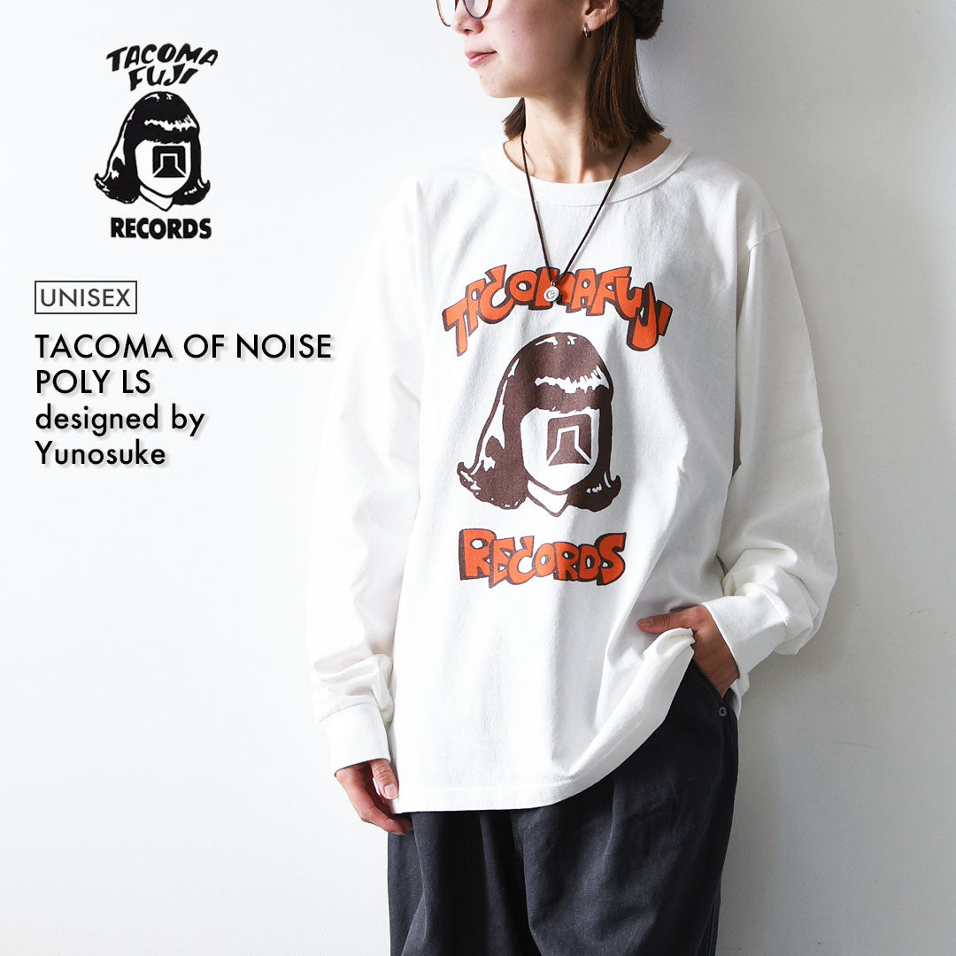 TACOMA FUJI RECORDS [タコマフジレコード] TACOMA OF NOISE COTTON LS designed by Yunosuke [TCM-NOI-C-LS] タコマオブノーズティー コットン ロングスリーブ・長袖Tシャツ・グラフィックティー・ロゴ・コラボ・MEN'S / LADY'S [2026AW]
