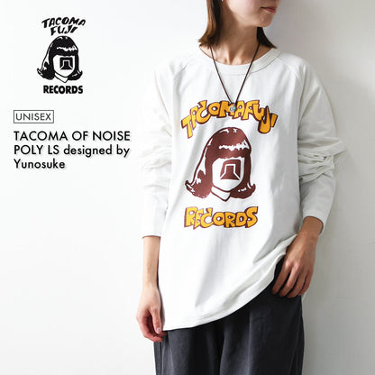 TACOMA FUJI RECORDS [タコマフジレコード] TACOMA OF NOISE POLY LS designed by Yunosuke [TCM-NOI-P-LS] タコマオブノーズティー ポリ ロングスリーブ・長袖Tシャツ・グラフィックティー・ロゴ・コラボ・MEN'S / LADY'S [2026AW]