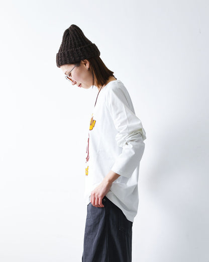 TACOMA FUJI RECORDS [タコマフジレコード] TACOMA OF NOISE POLY LS designed by Yunosuke [TCM-NOI-P-LS] タコマオブノーズティー ポリ ロングスリーブ・長袖Tシャツ・グラフィックティー・ロゴ・コラボ・MEN'S / LADY'S [2026AW]