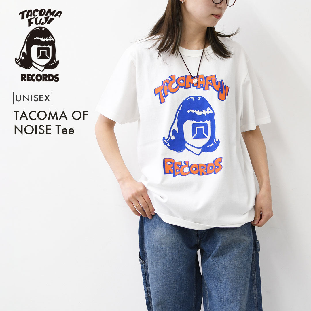 TACOMA FUJI RECORDS [タコマフジレコード] TACOMA OF NOISE Tee designed by Yunosuke [tcm-of-noise] タコマオブノイズT・Yunosuke・MEN'S / LADY'S [2026SS]