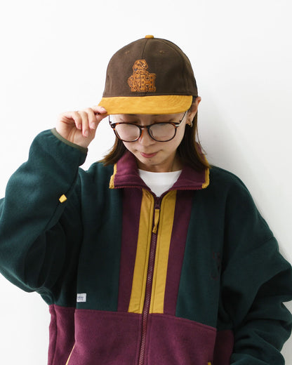 TACOMA FUJI RECORDS [タコマフジレコード] HOT DOG VINTAGE LOGO CAP ’26 designed by Hiroshi Iguchi [TCM26-005] ロゴキャップ・ベースボールキャップ・刺繍・BROWN・MEN'S / LADY'S [2026AW]