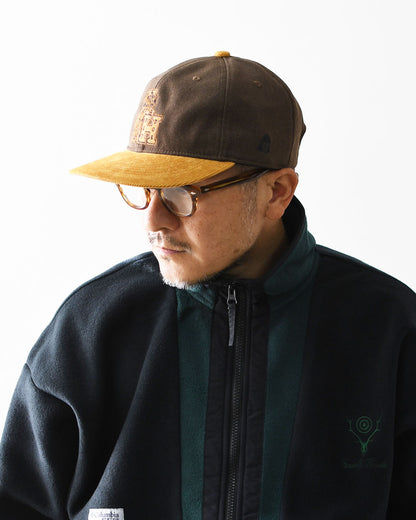 TACOMA FUJI RECORDS [タコマフジレコード] HOT DOG VINTAGE LOGO CAP ’26 designed by Hiroshi Iguchi [TCM26-005] ロゴキャップ・ベースボールキャップ・刺繍・BROWN・MEN'S / LADY'S [2026AW]