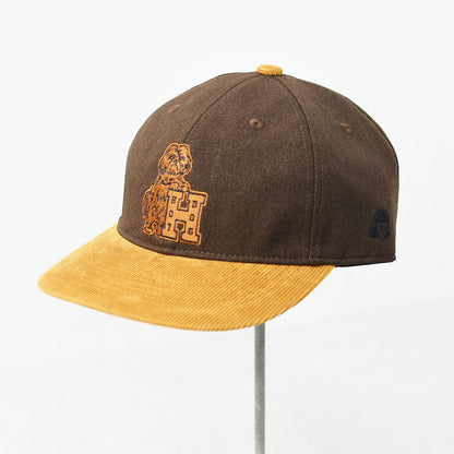 TACOMA FUJI RECORDS [タコマフジレコード] HOT DOG VINTAGE LOGO CAP ’26 designed by Hiroshi Iguchi [TCM26-005] ロゴキャップ・ベースボールキャップ・刺繍・BROWN・MEN'S / LADY'S [2026AW]