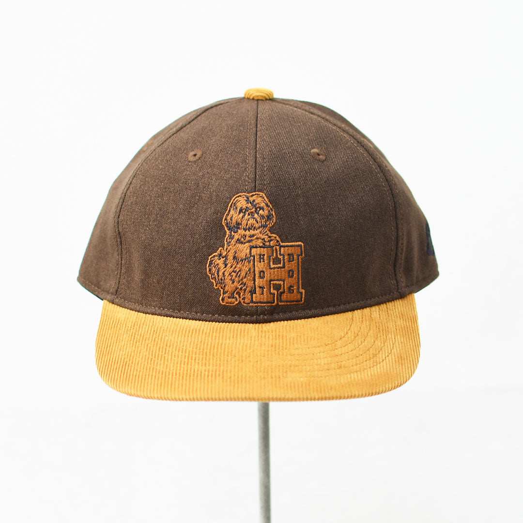 TACOMA FUJI RECORDS [タコマフジレコード] HOT DOG VINTAGE LOGO CAP ’26 designed by Hiroshi Iguchi [TCM26-005] ロゴキャップ・ベースボールキャップ・刺繍・BROWN・MEN'S / LADY'S [2026AW]