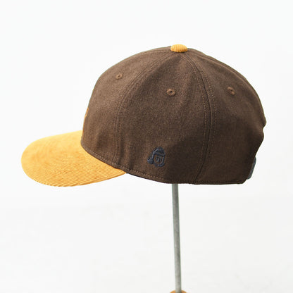 TACOMA FUJI RECORDS [タコマフジレコード] HOT DOG VINTAGE LOGO CAP ’26 designed by Hiroshi Iguchi [TCM26-005] ロゴキャップ・ベースボールキャップ・刺繍・BROWN・MEN'S / LADY'S [2026AW]