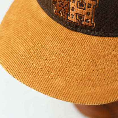 TACOMA FUJI RECORDS [タコマフジレコード] HOT DOG VINTAGE LOGO CAP ’26 designed by Hiroshi Iguchi [TCM26-005] ロゴキャップ・ベースボールキャップ・刺繍・BROWN・MEN'S / LADY'S [2026AW]