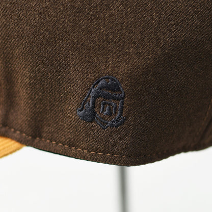 TACOMA FUJI RECORDS [タコマフジレコード] HOT DOG VINTAGE LOGO CAP ’26 designed by Hiroshi Iguchi [TCM26-005] ロゴキャップ・ベースボールキャップ・刺繍・BROWN・MEN'S / LADY'S [2026AW]