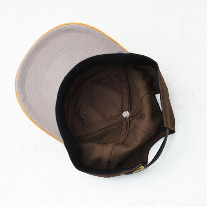 TACOMA FUJI RECORDS [タコマフジレコード] HOT DOG VINTAGE LOGO CAP ’26 designed by Hiroshi Iguchi [TCM26-005] ロゴキャップ・ベースボールキャップ・刺繍・BROWN・MEN'S / LADY'S [2026AW]