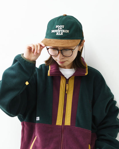 TACOMA FUJI RECORDS [タコマフジレコード] FOOT OF THE MOUNTAIN ALE CAP designed by Jerry UKAI [TCM26-009] ロゴキャップ・ベースボールキャップ・刺繍・GREEN×BROWN・MEN'S / LADY'S [2026AW]