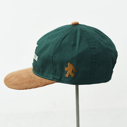 TACOMA FUJI RECORDS [タコマフジレコード] FOOT OF THE MOUNTAIN ALE CAP designed by Jerry UKAI [TCM26-009] ロゴキャップ・ベースボールキャップ・刺繍・GREEN×BROWN・MEN'S / LADY'S [2026AW]