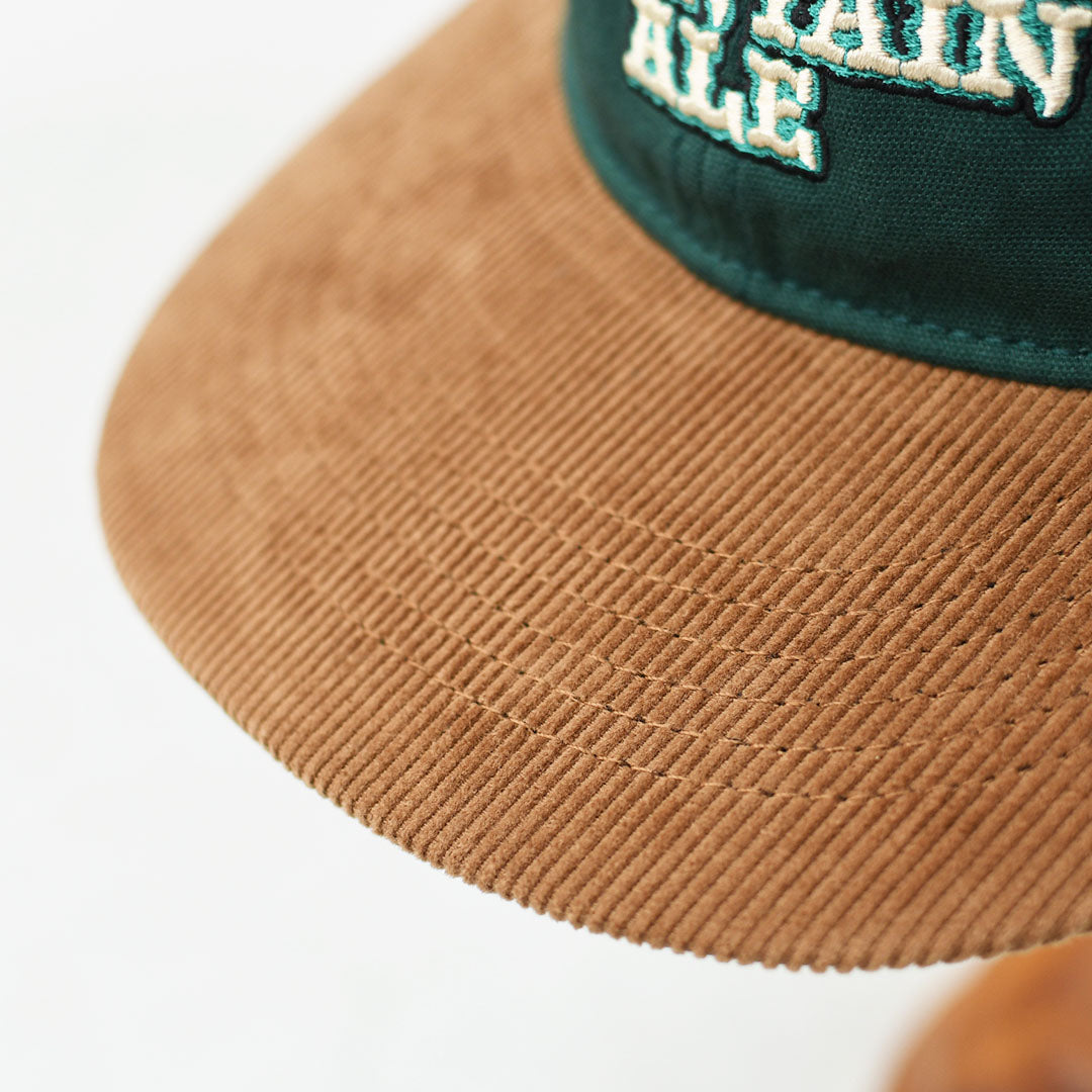 TACOMA FUJI RECORDS [タコマフジレコード] FOOT OF THE MOUNTAIN ALE CAP designed by Jerry UKAI [TCM26-009] ロゴキャップ・ベースボールキャップ・刺繍・GREEN×BROWN・MEN'S / LADY'S [2026AW]
