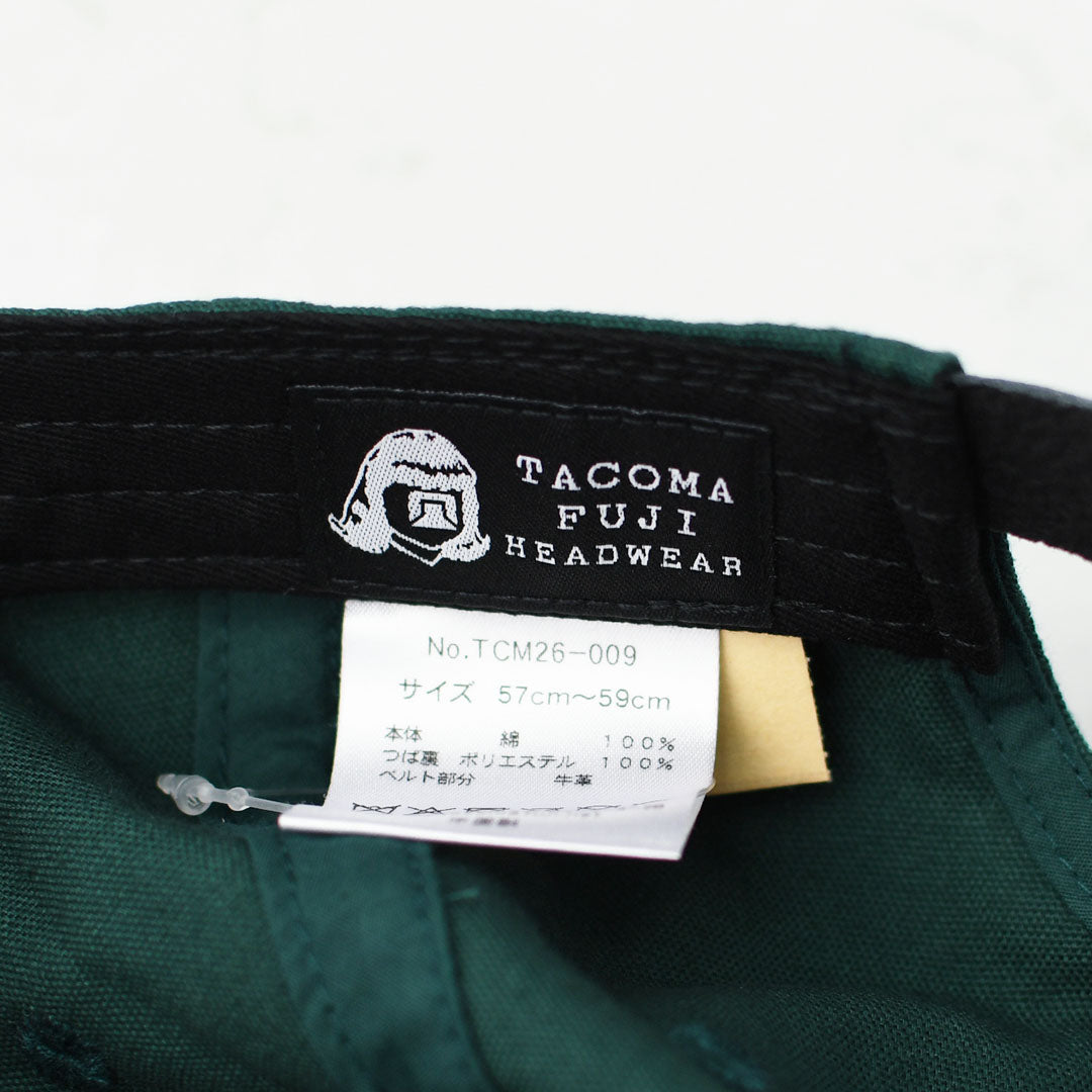 TACOMA FUJI RECORDS [タコマフジレコード] FOOT OF THE MOUNTAIN ALE CAP designed by Jerry UKAI [TCM26-009] ロゴキャップ・ベースボールキャップ・刺繍・GREEN×BROWN・MEN'S / LADY'S [2026AW]