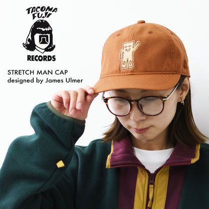 TACOMA FUJI RECORDS [タコマフジレコード] STRETCH MAN CAP designed by James Ulmer [TCM26-011] ロゴキャップ・ベースボールキャップ・刺繍・CINNAMON・MEN'S / LADY'S [2026AW]