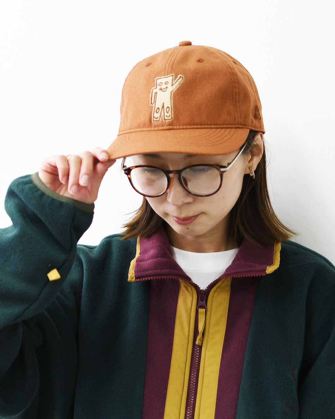 TACOMA FUJI RECORDS [タコマフジレコード] STRETCH MAN CAP designed by James Ulmer [TCM26-011] ロゴキャップ・ベースボールキャップ・刺繍・CINNAMON・MEN'S / LADY'S [2026AW]