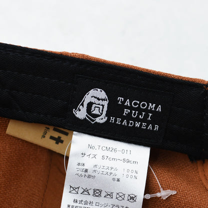 TACOMA FUJI RECORDS [タコマフジレコード] STRETCH MAN CAP designed by James Ulmer [TCM26-011] ロゴキャップ・ベースボールキャップ・刺繍・CINNAMON・MEN'S / LADY'S [2026AW]