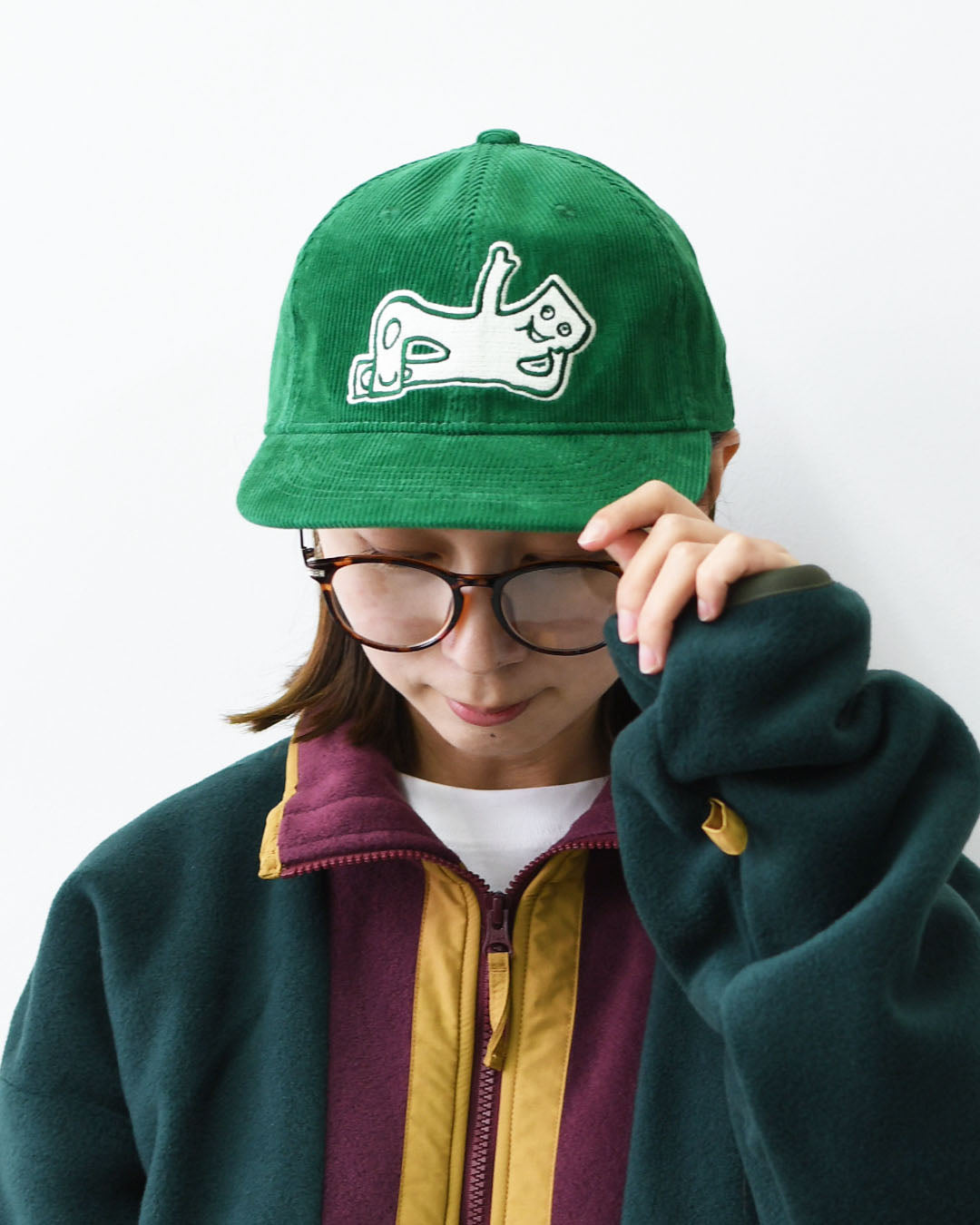 TACOMA FUJI RECORDS [タコマフジレコード] RELAX MAN CAP designed by James Ulmer [TCM26-012] ロゴキャップ・ベースボールキャップ・刺繍・GREEN・MEN'S / LADY'S [2026AW]