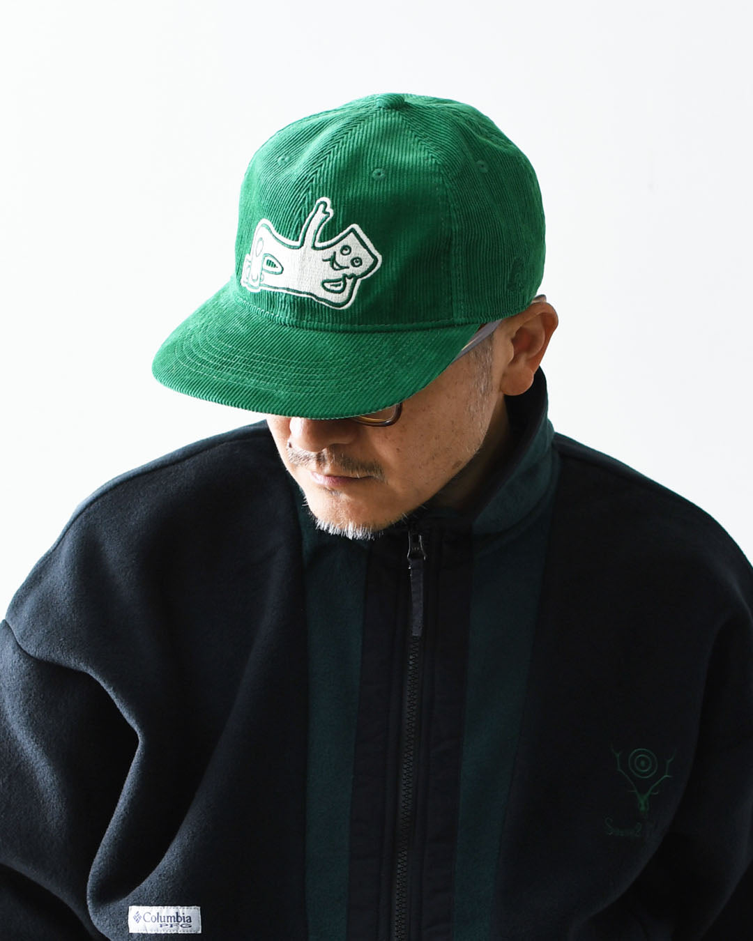 TACOMA FUJI RECORDS [タコマフジレコード] RELAX MAN CAP designed by James Ulmer [TCM26-012] ロゴキャップ・ベースボールキャップ・刺繍・GREEN・MEN'S / LADY'S [2026AW]