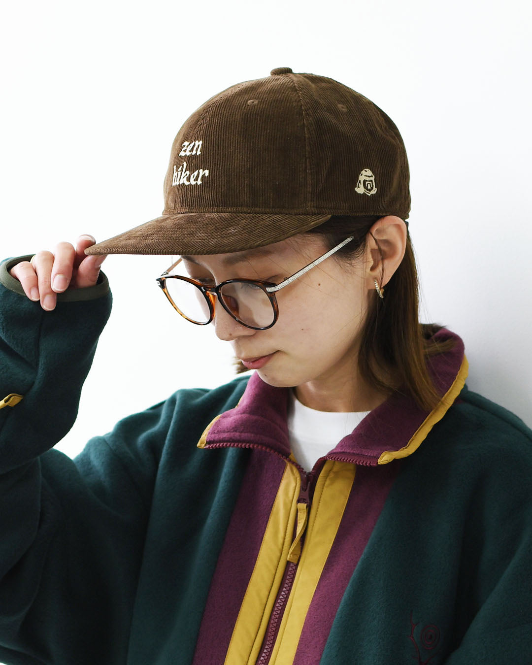TACOMA FUJI RECORDS [タコマフジレコード] ZEN HIKER CAP designed by Jerry UKAI [TCM26-015] ロゴキャップ・ベースボールキャップ・刺繍・BROWN・MEN'S / LADY'S [2026AW]