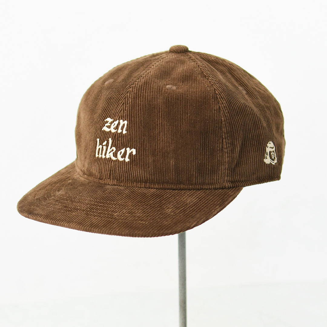 TACOMA FUJI RECORDS [タコマフジレコード] ZEN HIKER CAP designed by Jerry UKAI [TCM26-015] ロゴキャップ・ベースボールキャップ・刺繍・BROWN・MEN'S / LADY'S [2026AW]