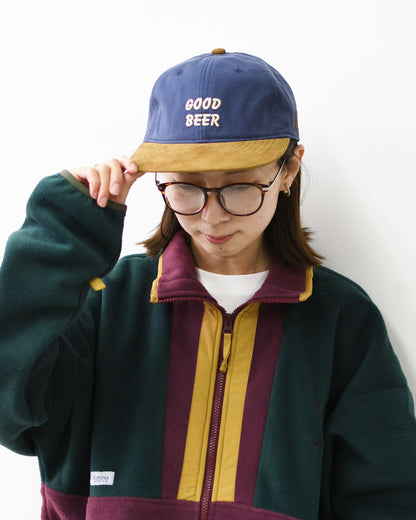 TACOMA FUJI RECORDS [タコマフジレコード] GOOD BEER CAP designed by Jerry UKAI [TCM26-016] ロゴキャップ・ベースボールキャップ・刺繍・BLUE×BWOWN・MEN'S / LADY'S [2026AW]
