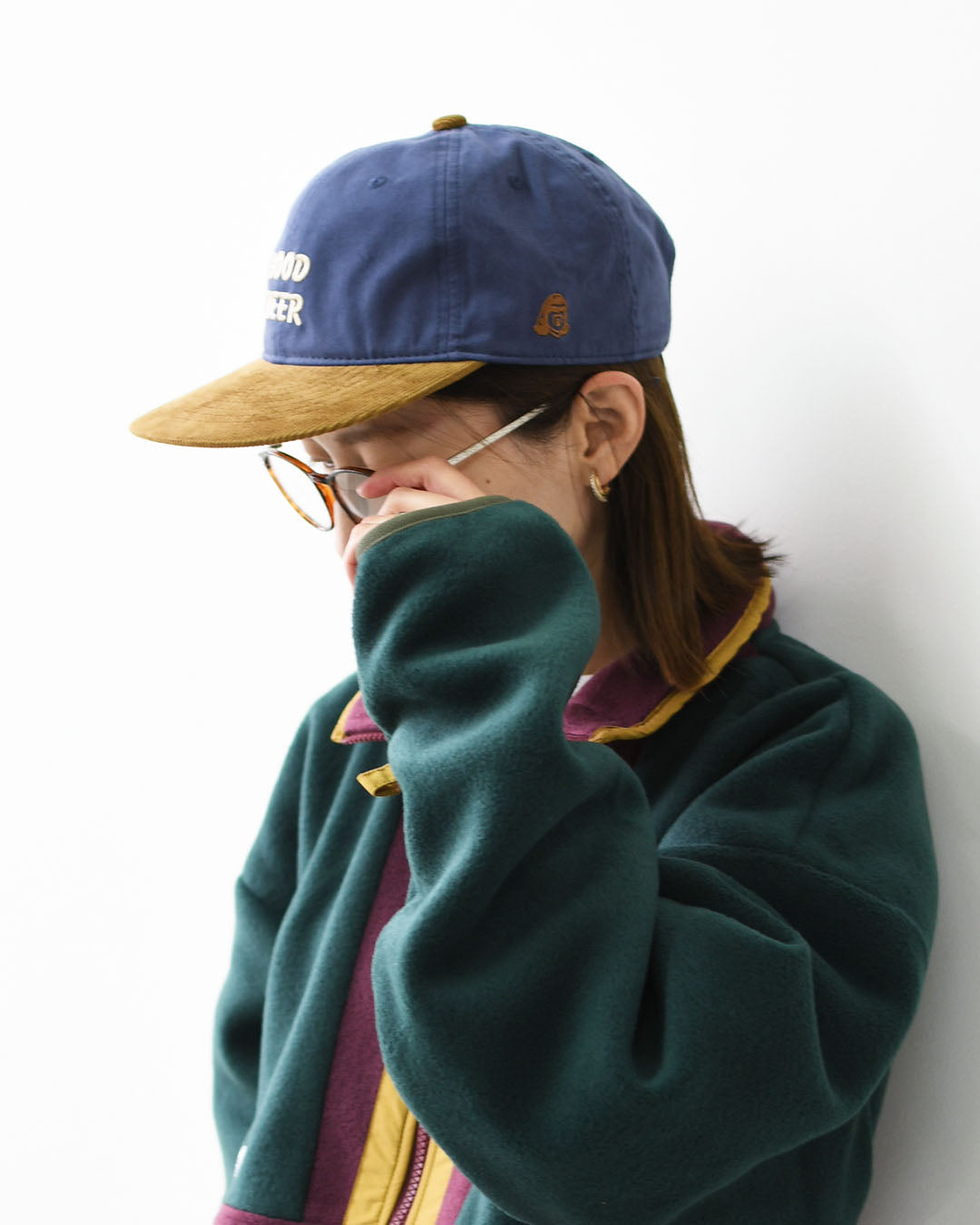 TACOMA FUJI RECORDS [タコマフジレコード] GOOD BEER CAP designed by Jerry UKAI [TCM26-016] ロゴキャップ・ベースボールキャップ・刺繍・BLUE×BWOWN・MEN'S / LADY'S [2026AW]