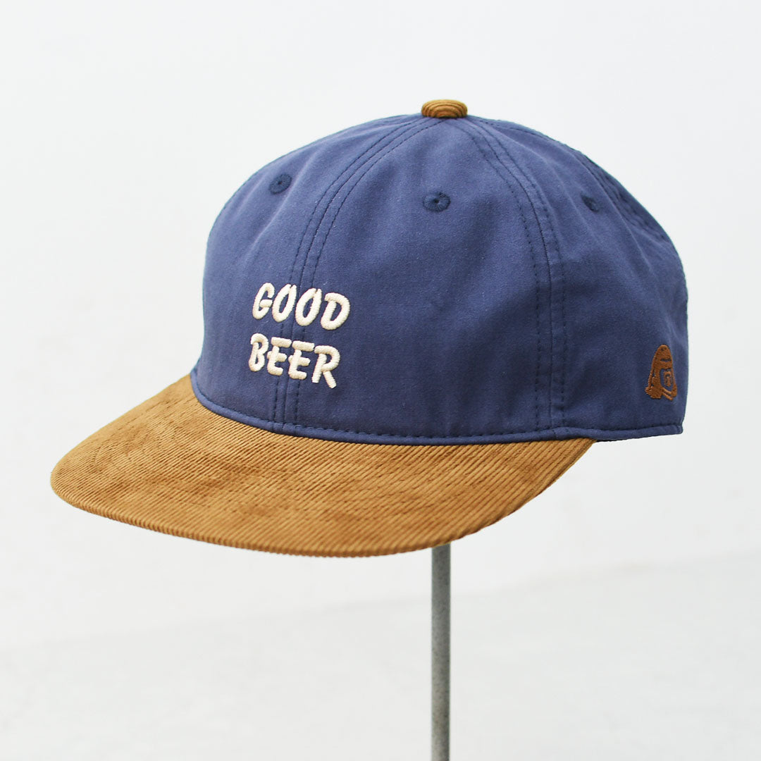 TACOMA FUJI RECORDS [タコマフジレコード] GOOD BEER CAP designed by Jerry UKAI [TCM26-016] ロゴキャップ・ベースボールキャップ・刺繍・BLUE×BWOWN・MEN'S / LADY'S [2026AW]