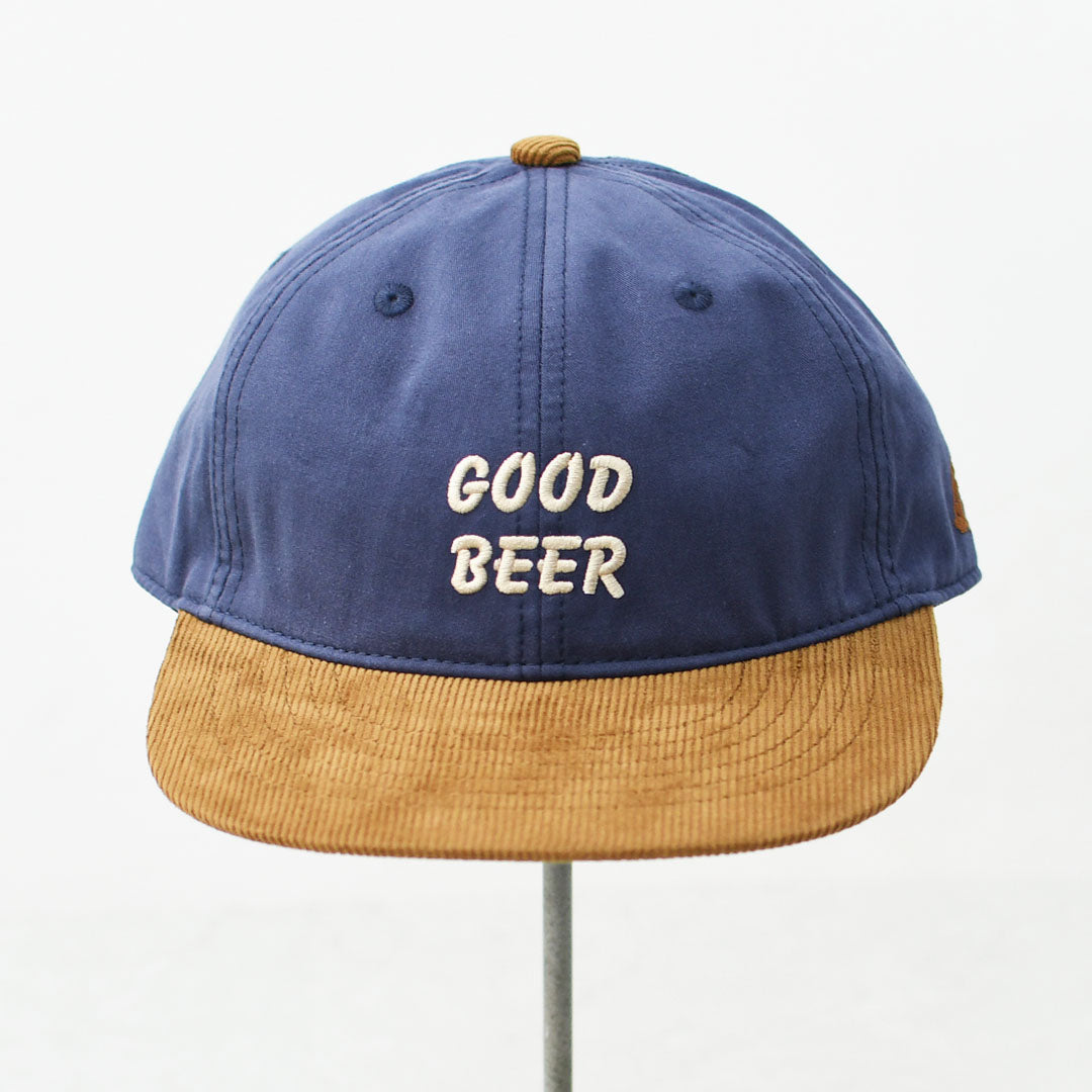 TACOMA FUJI RECORDS [タコマフジレコード] GOOD BEER CAP designed by Jerry UKAI [TCM26-016] ロゴキャップ・ベースボールキャップ・刺繍・BLUE×BWOWN・MEN'S / LADY'S [2026AW]