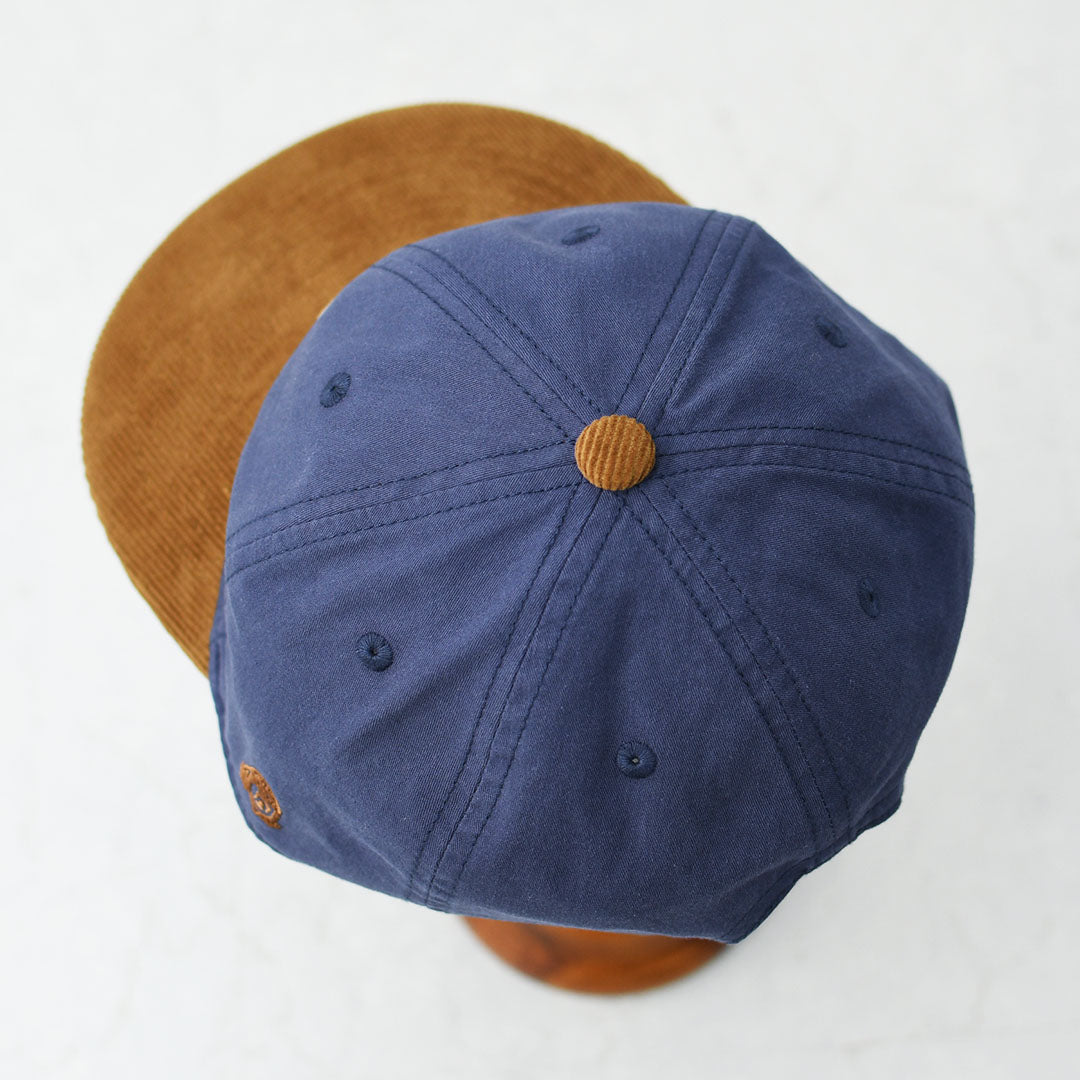 TACOMA FUJI RECORDS [タコマフジレコード] GOOD BEER CAP designed by Jerry UKAI [TCM26-016] ロゴキャップ・ベースボールキャップ・刺繍・BLUE×BWOWN・MEN'S / LADY'S [2026AW]