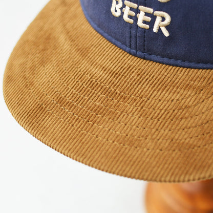 TACOMA FUJI RECORDS [タコマフジレコード] GOOD BEER CAP designed by Jerry UKAI [TCM26-016] ロゴキャップ・ベースボールキャップ・刺繍・BLUE×BWOWN・MEN'S / LADY'S [2026AW]