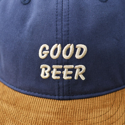 TACOMA FUJI RECORDS [タコマフジレコード] GOOD BEER CAP designed by Jerry UKAI [TCM26-016] ロゴキャップ・ベースボールキャップ・刺繍・BLUE×BWOWN・MEN'S / LADY'S [2026AW]