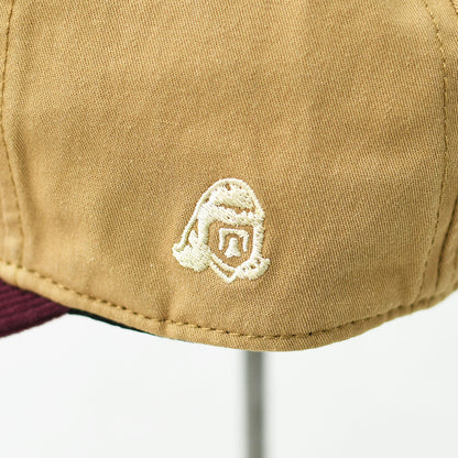 TACOMA FUJI RECORDS [タコマフジレコード] FIELD RECORDING RADIO CAP designed by Noriteru Minezaki [TCM26-018] ロゴキャップ・ベースボールキャップ・刺繍・BROWN×BURGUNDY・MEN'S / LADY'S [2026AW]