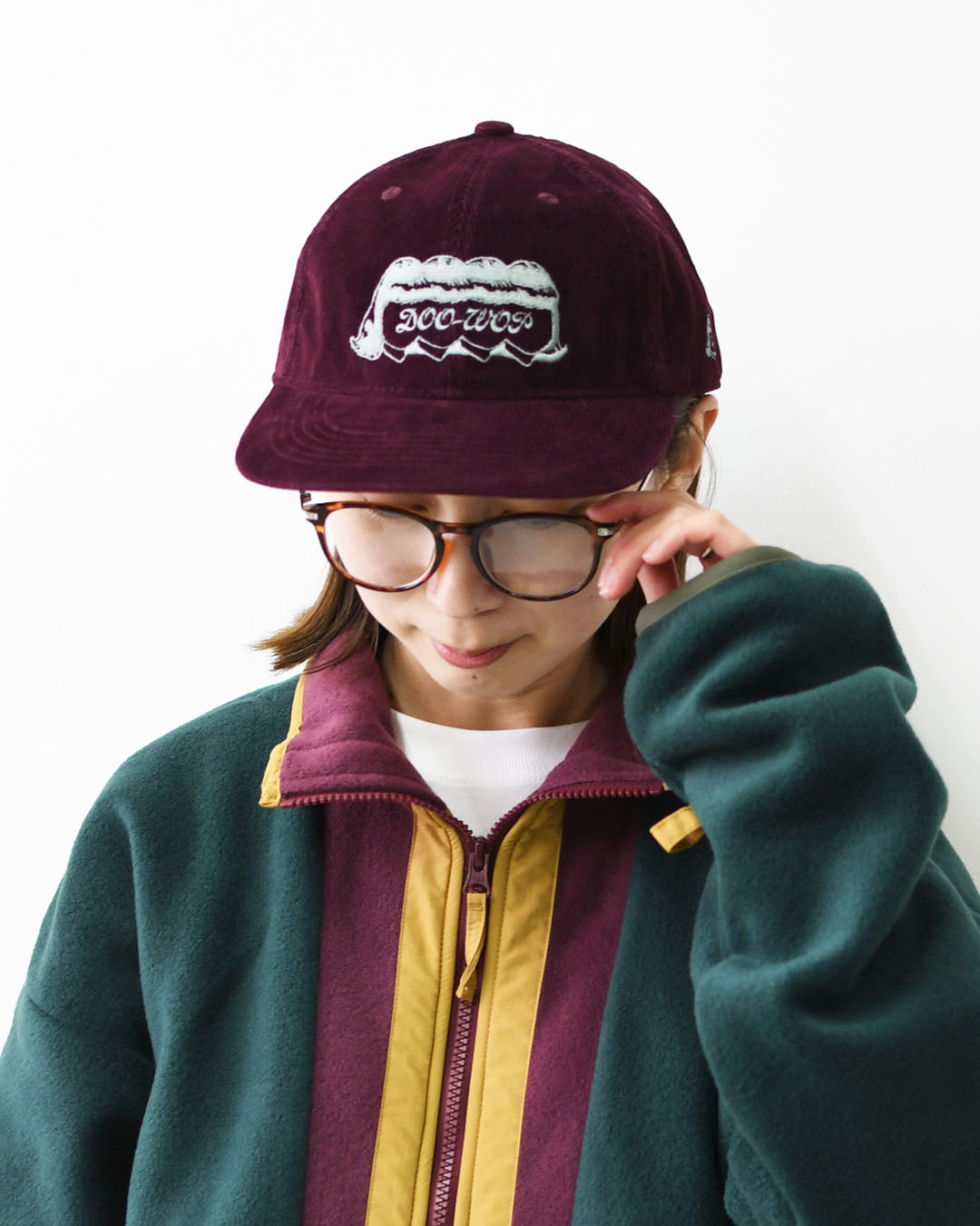 TACOMA FUJI RECORDS [タコマフジレコード] DOO WOP TACOMA CAP designed by Hiroshi Iguchi [TCM26-020] ロゴキャップ・ベースボールキャップ・刺繍・BURGUNDY・MEN'S / LADY'S [2026AW]