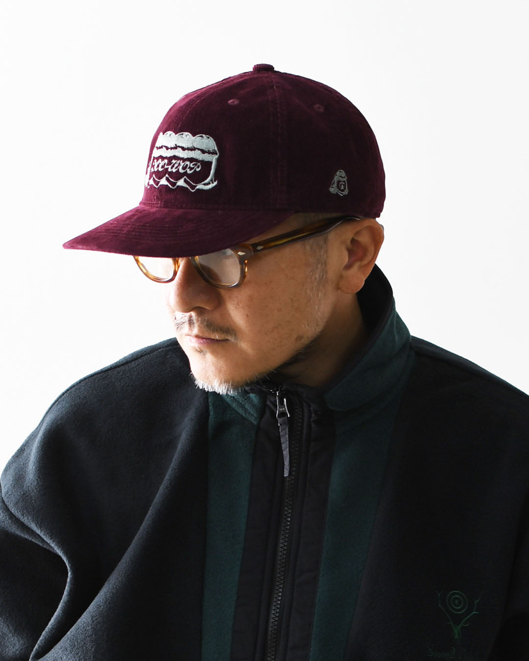 TACOMA FUJI RECORDS [タコマフジレコード] DOO WOP TACOMA CAP designed by Hiroshi Iguchi [TCM26-020] ロゴキャップ・ベースボールキャップ・刺繍・BURGUNDY・MEN'S / LADY'S [2026AW]
