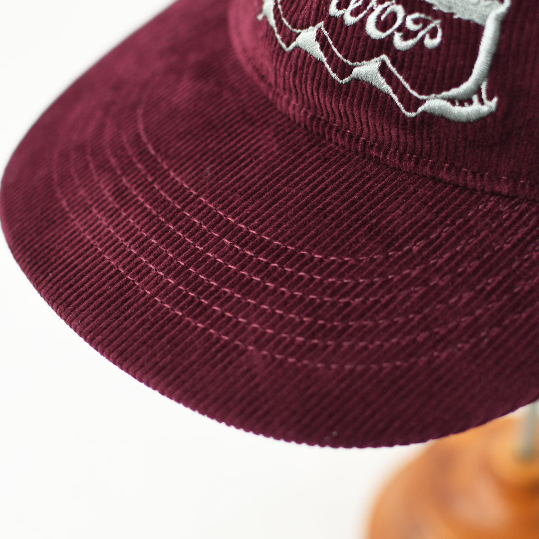 TACOMA FUJI RECORDS [タコマフジレコード] DOO WOP TACOMA CAP designed by Hiroshi Iguchi [TCM26-020] ロゴキャップ・ベースボールキャップ・刺繍・BURGUNDY・MEN'S / LADY'S [2026AW]