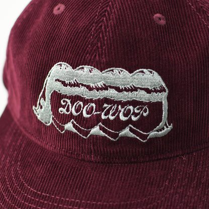 TACOMA FUJI RECORDS [タコマフジレコード] DOO WOP TACOMA CAP designed by Hiroshi Iguchi [TCM26-020] ロゴキャップ・ベースボールキャップ・刺繍・BURGUNDY・MEN'S / LADY'S [2026AW]