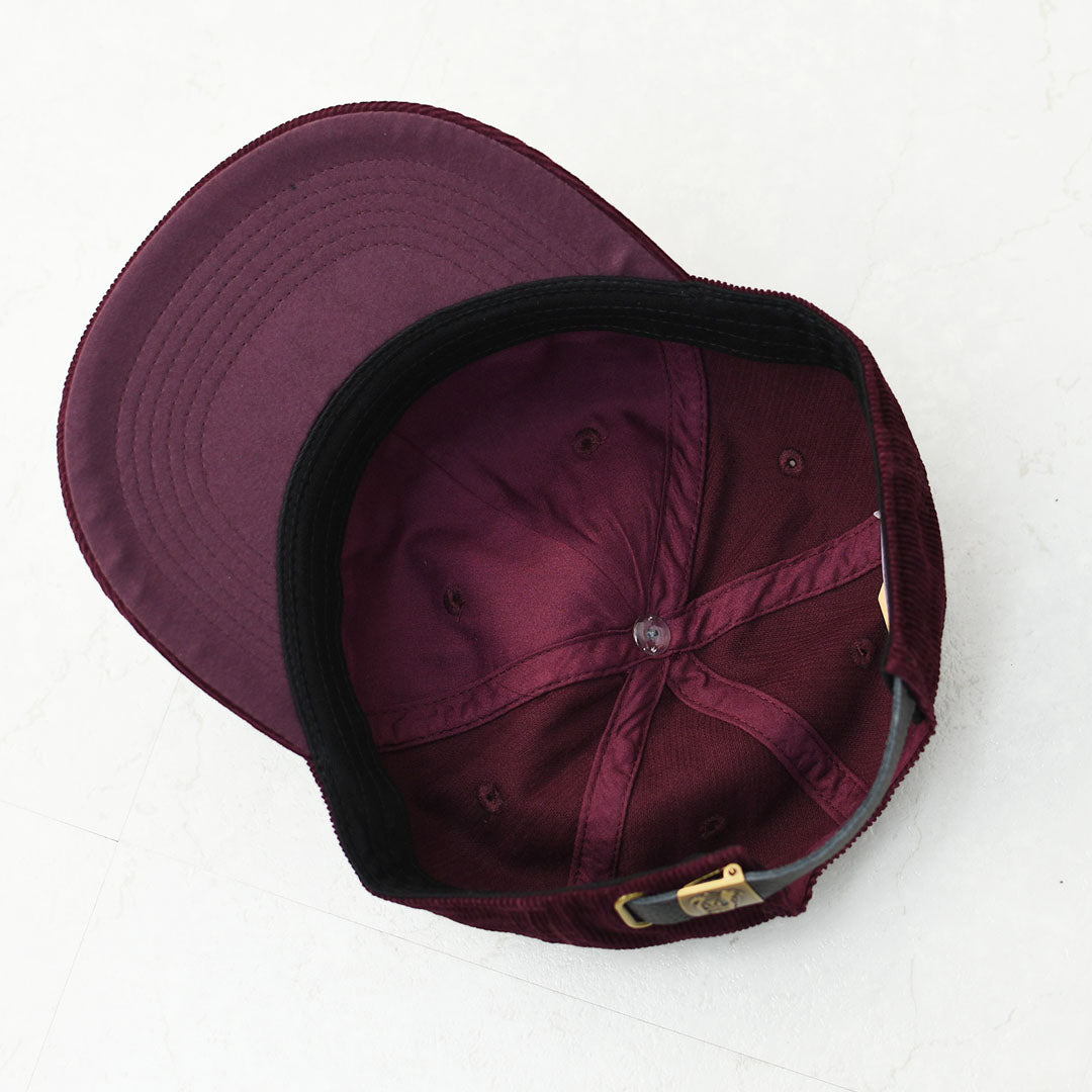 TACOMA FUJI RECORDS [タコマフジレコード] DOO WOP TACOMA CAP designed by Hiroshi Iguchi [TCM26-020] ロゴキャップ・ベースボールキャップ・刺繍・BURGUNDY・MEN'S / LADY'S [2026AW]