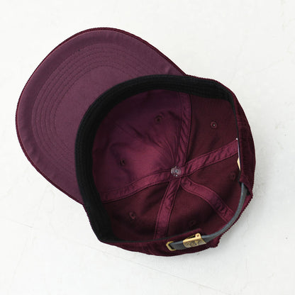 TACOMA FUJI RECORDS [タコマフジレコード] DOO WOP TACOMA CAP designed by Hiroshi Iguchi [TCM26-020] ロゴキャップ・ベースボールキャップ・刺繍・BURGUNDY・MEN'S / LADY'S [2026AW]