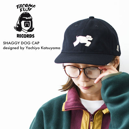 TACOMA FUJI RECORDS [タコマフジレコード] SHAGGY DOG CAP designed by Yachiyo Katsuyama [TCM26-022] ロゴキャップ・ベースボールキャップ・刺繍・NAVY・MEN'S / LADY'S [2026AW]
